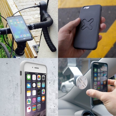 Obal, držak na mobil a čelné sklo auta pre iPhone 6 (s) od Proper