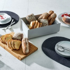 Dizajnový chlebník Mattina od Alessi