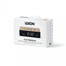 Otočný LCD budík FLIP Premium od Lexon